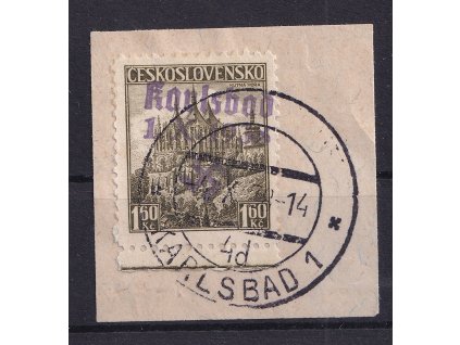 1481 sudetenland 1938 karlsbad nr 12 s certifikatem