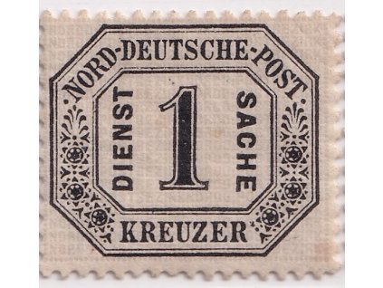 1814 norddeutscher postbezirk dienstmarken nr 6