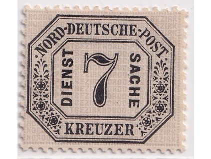 1817 norddeutscher postbezirk dienstmarken nr 7