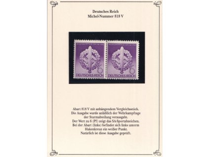 2334 deutsches reich mi nr 818v