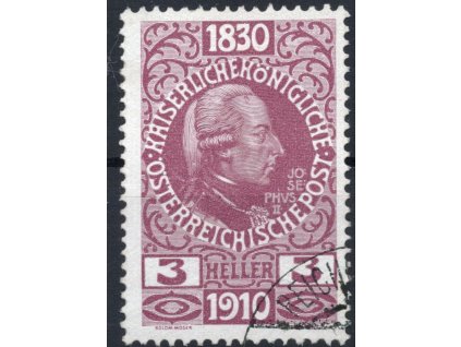 2658 1910 rakousko mi nr 163