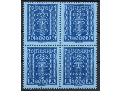 2706 1922 rakousko mi nr 397 blok