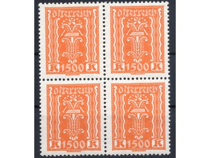 2709 1922 rakousko mi nr 394 blok