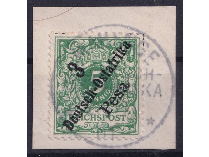 DEUTSCH-OSTAFRIKA Nr.7 (MAHENGE), výstřižek, ověřená.