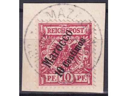 2982 marokko nr 3d mazagan vystrizek overena