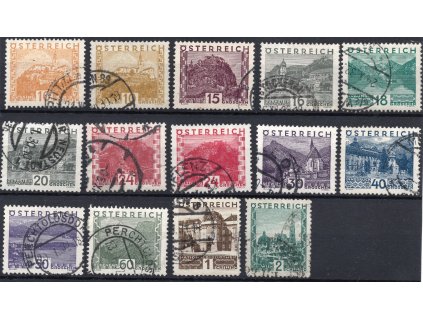 3291 1929 rakousko mi nr 498 511