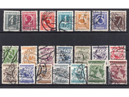 3306 1925 rakousko mi nr 447 467