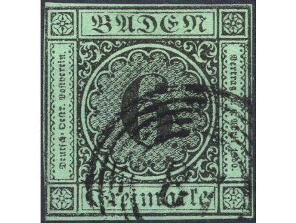 3570 baden c 3 6 kreuzer 1851