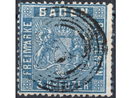 3579 baden c 10 3 kreuzer 1860