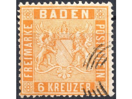 3582 baden c 11 6 kreuzer 1860