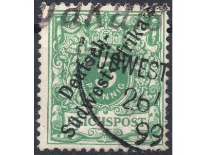 DEUTSCH-SÜDWESTAFRIKA Nr.2 JAKALSWATER mit Wander stempel I.
