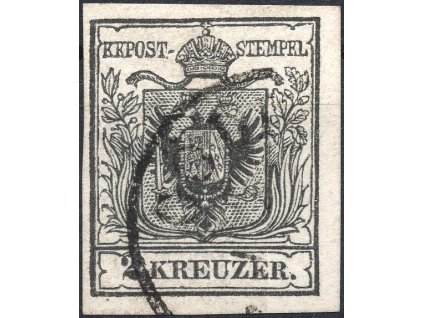 1850 Rakousko Nr.2 IIIa (Kartonový papír)