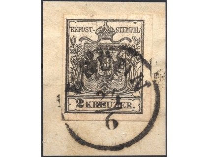 3876 1850 rakousko nr 2iii brunn vystrizek