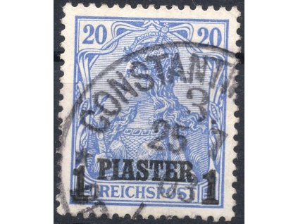 3897 deutsche post in der turkei nr 14ii