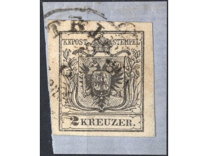 3915 1850 rakousko nr 2iii vystrizek