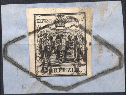 3921 1850 rakousko nr 2iii vystrizek