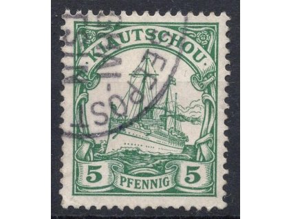 4248 kiautschou nr 6 deutsche seepost overena