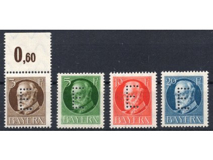BAYERN Mi.Nr. D12-D15** (125EUR)