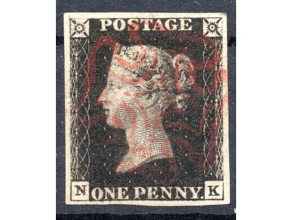 4407 1840 penny black mi nr 1 vf