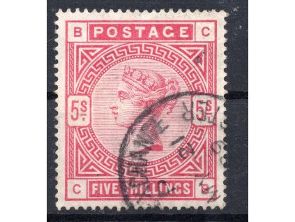 4473 queen victoria 1883 5 shillings sg 180 250