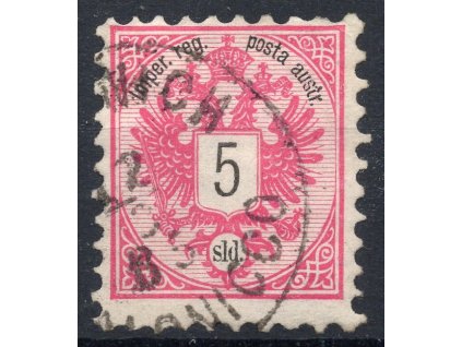 Österreichische Post in der Levante Mi.Nr:10 ověřená