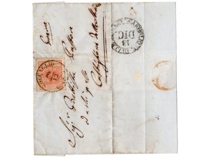 4668 rakousko lombardei und venetien mi 3 dopis cocaglio