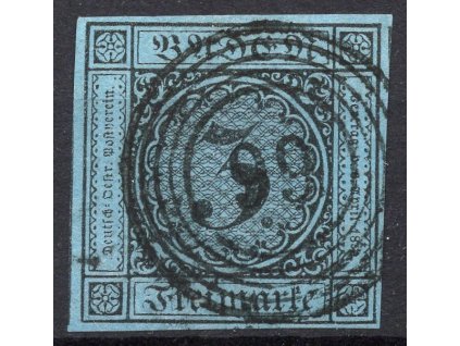 BADEN č.8 – 3 Kreuzer 1858