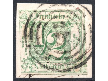 THURN UND TAXIS Mi.14 výstřižek