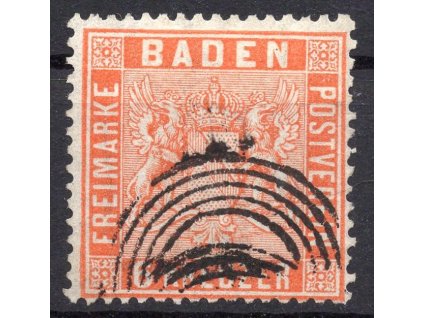 BADEN č.11 – 6 Kreuzer 1860