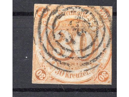 THURN UND TAXIS Mi.25 ověřená