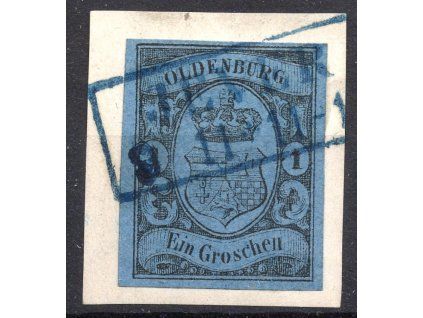 OLDENBURG Nr.6, ověřená (výstřižek)