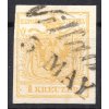 1850 Rakousko  Nr.1Y MP Type 1b gold-gelb