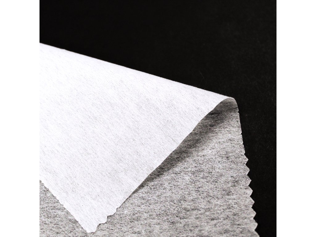 Vlizelín klasický zažehlovací 34g bílý 150cm 512207 metráž - netkané textilie