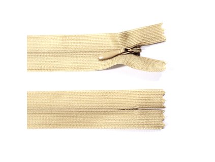 Spirálový zip no.3 skrytý nerozepínací  60cm - více barev
