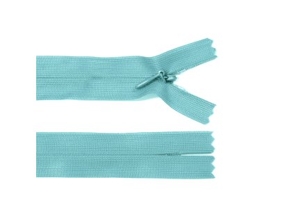 Spirálový zip no.3 skrytý nerozepínací  20cm - více barev