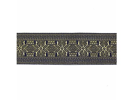Vyšívaná prýmka mozaika 33mm 606034 - více barev