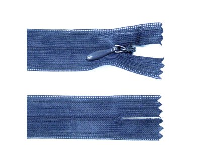 Zip skrytý nedělitelný 40cm - více barev