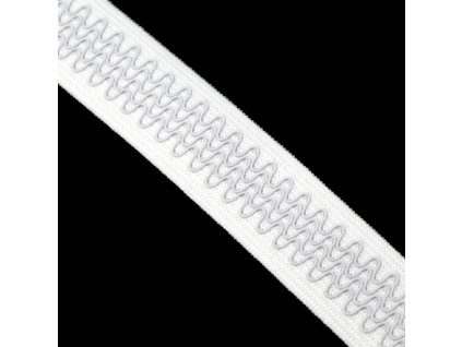 Protiskluzová guma pruženka 20mm bílá - metráž