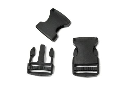 Spona trojzubec 32mm černý komplet