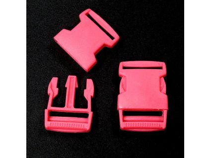 Spona trojzubec 32mm růžový komplet