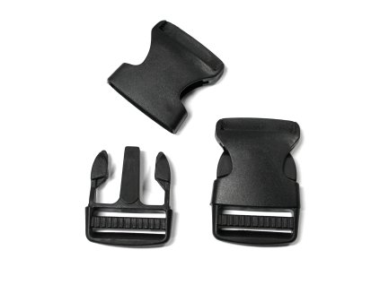 Spona trojzubec 38mm černý komplet