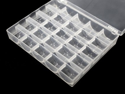 Plastový box na cívky do šicího stroje