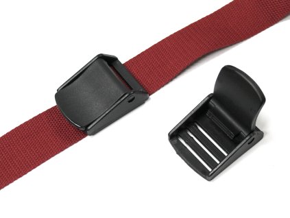 Vyklápěcí spona - přezka s klipsem na popruh 38mm černá