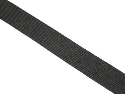 Klobouková stuha rypsová 27mm 401274 černá - metráž