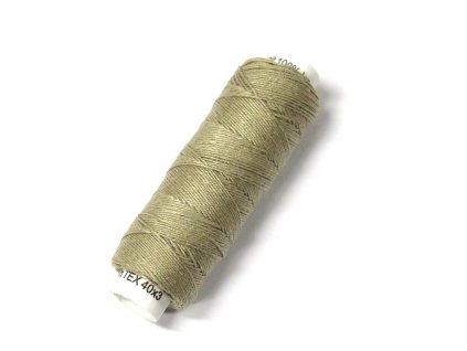 Knoflíková nit režná lněná 50m - více barev