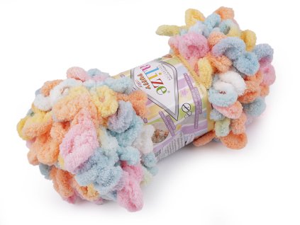 PUFFY COLOR Alize - Žinylková pletací příze 100g