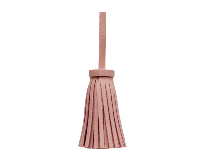 Klíčenka - střapec 60mm imitace kůže - více barev