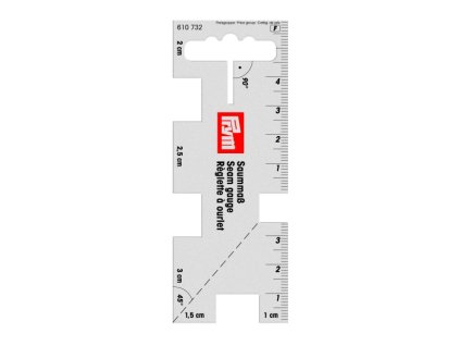 Pravítko příruční na lemy 10 cm 610732 Prym