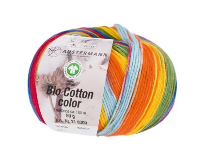 BIO COTTON COLOR - 100% organická bavlna - Ručně pletací příze