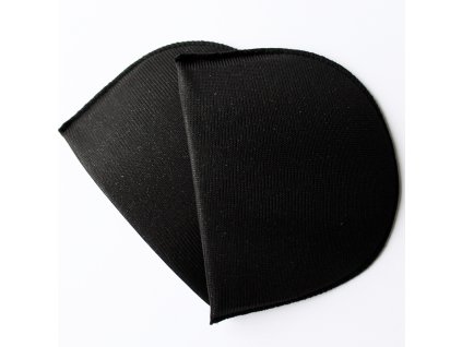 Ramenní vycpávky potažené 10012 10mm černá barva